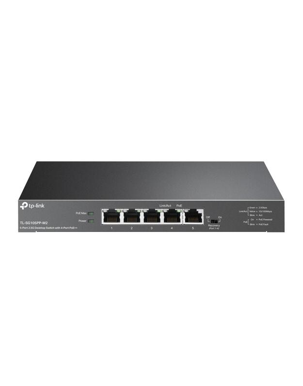 Switch|TP-LINK|TL-SG105PP-M2|Desktop/pedestal|5x2.5GbE|TL-SG105PP-M2