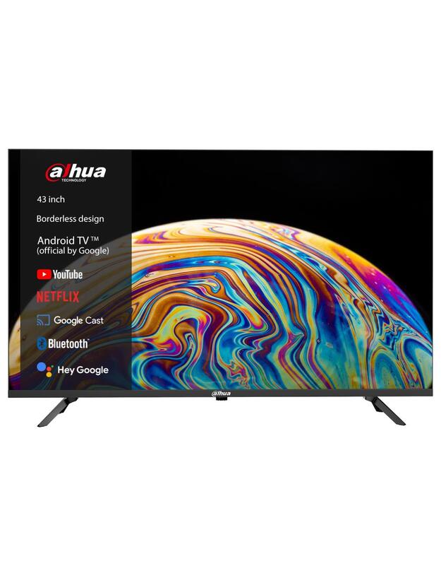 TV Set|DAHUA|43 |Smart|1920x1080|Android TV|Black|DHI-LTV43-SD200