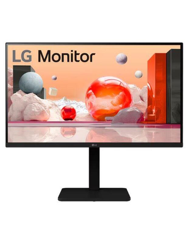 LCD Monitor|LG|27 |Panel IPS|1920x1080|16:9|100Hz|Matte|Speakers|Swivel|Pivot|Height adjustable|Tilt|Colour Black|27BA550-B