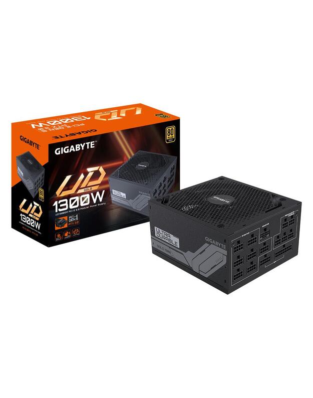 Power Supply|GIGABYTE|1300 Watts|Efficiency 80 PLUS GOLD|PFC Active|MTBF 100000 hours|GP-UD1300GMPG5