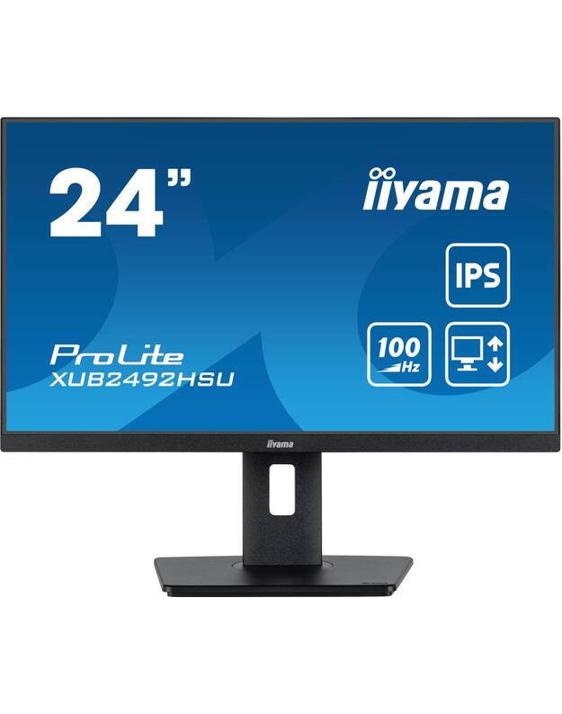 LCD Monitor|IIYAMA|XUB2492HSU-B6|24 |Panel IPS|1920x1080|16:9|Matte|0.4 ms|Speakers|Swivel|Pivot|Height adjustable|Tilt|Colour Black|XUB2492HSU-B6