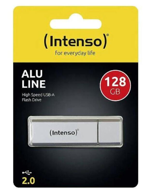 MEMORY DRIVE FLASH USB2 128GB/SILVER 3521496 INTENSO