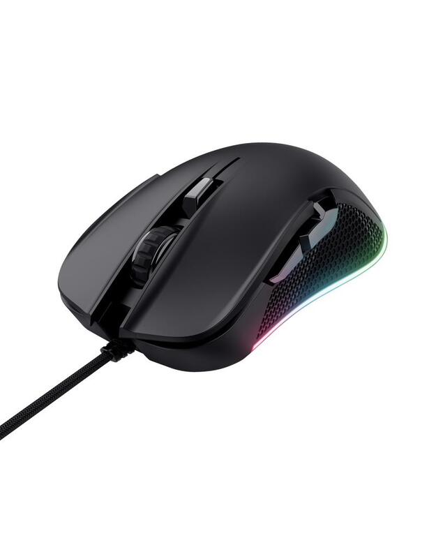 MOUSE USB OPTICAL GAMING/GXT 922 YBAR BLACK 24729 TRUST