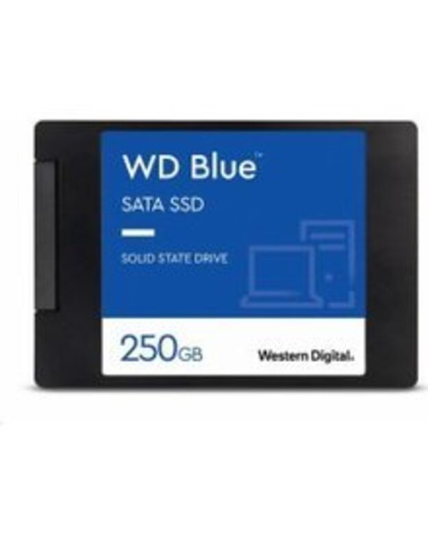 SSD SATA2.5  500GB/MĖLYNAS SA510 WDS500G3B0A WDC