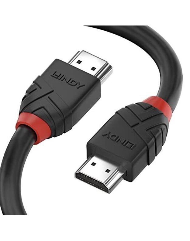 KABELIS HDMI-HDMI 2M/BLACK 36472 LINDY