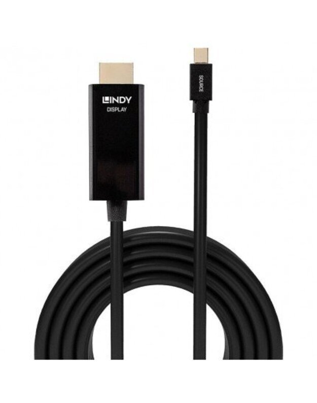 KABELIS MINI DP Į HDMI 2M/36927 LINDY