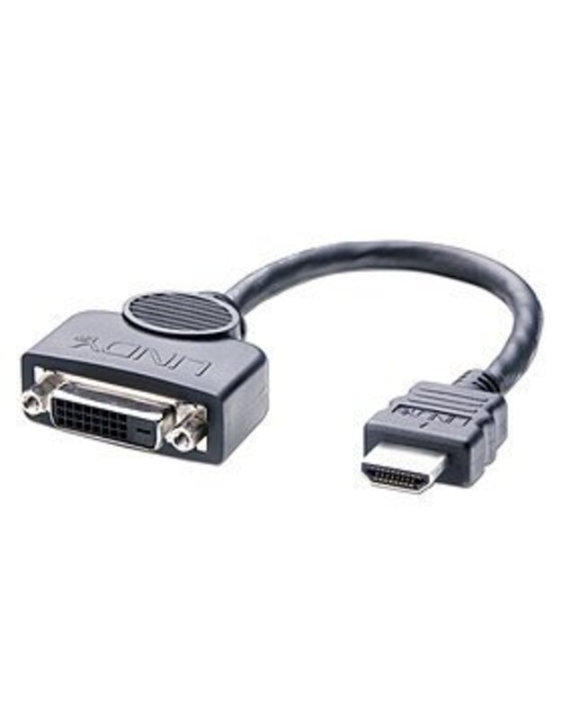 KABELIS DVI-HDMI 0.2M/41227 LINDY