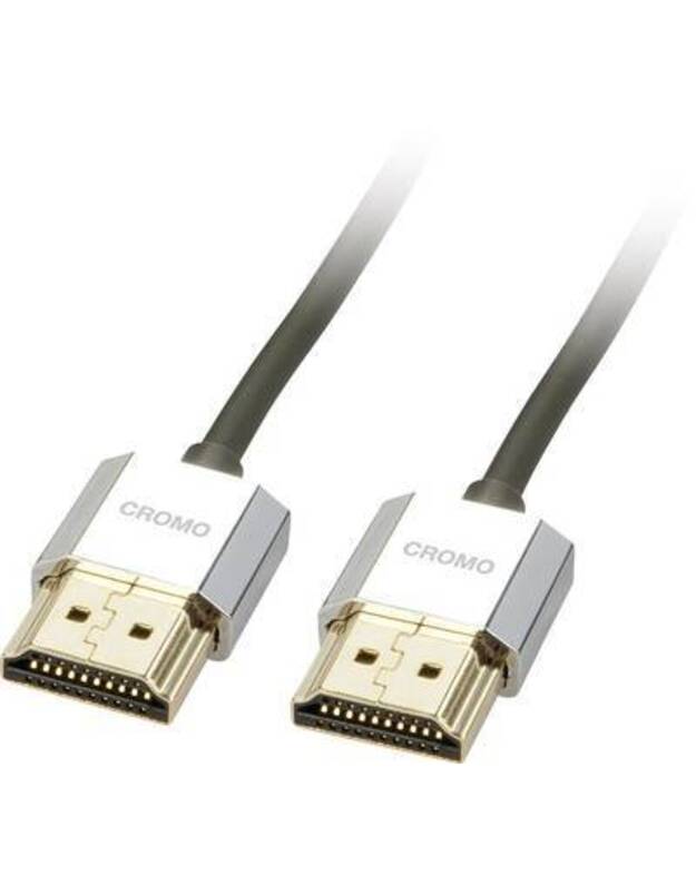 KABELIS HDMI-HDMI 0.5M/CROMO 41670 LINDY