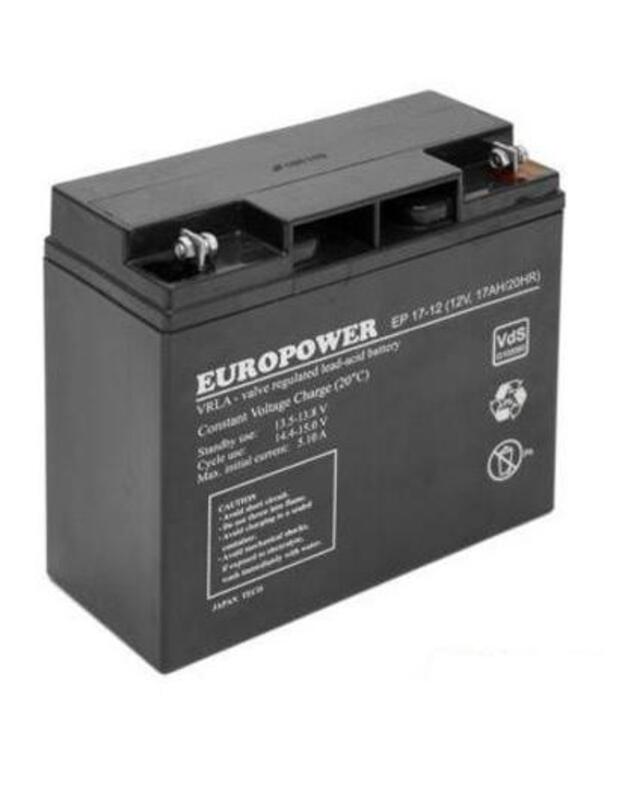 BATTERY 12V 17AH VRLA/EP17-12 EUROPOWER EMU