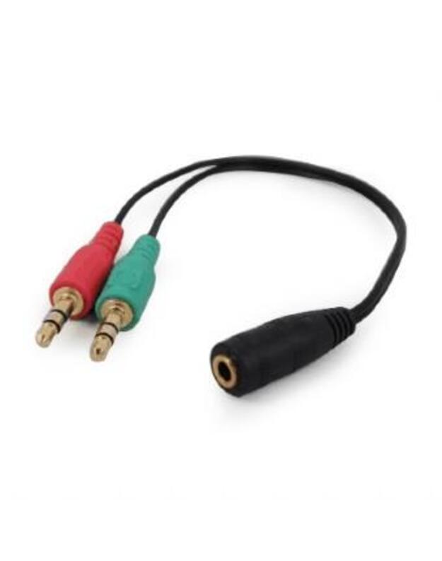 CABLE AUDIO 3.5MM SOCKET TO/2X3.5MM PLUG CCA-418 GEMBIRD