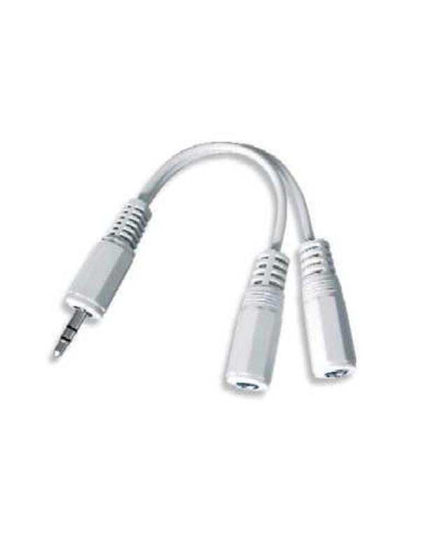 CABLE AUDIO SPLITTER 3.5MM/10CM WHT CCA-415-0.1M GEMBIRD