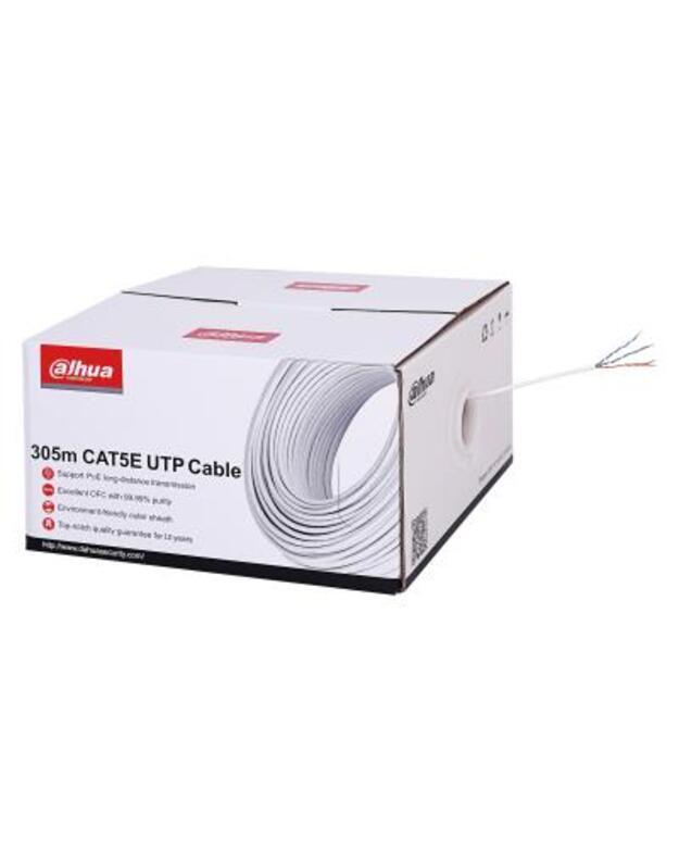 CABLE CAT5E UTP 305M WHITE/PFM920I-5EU-C DAHUA