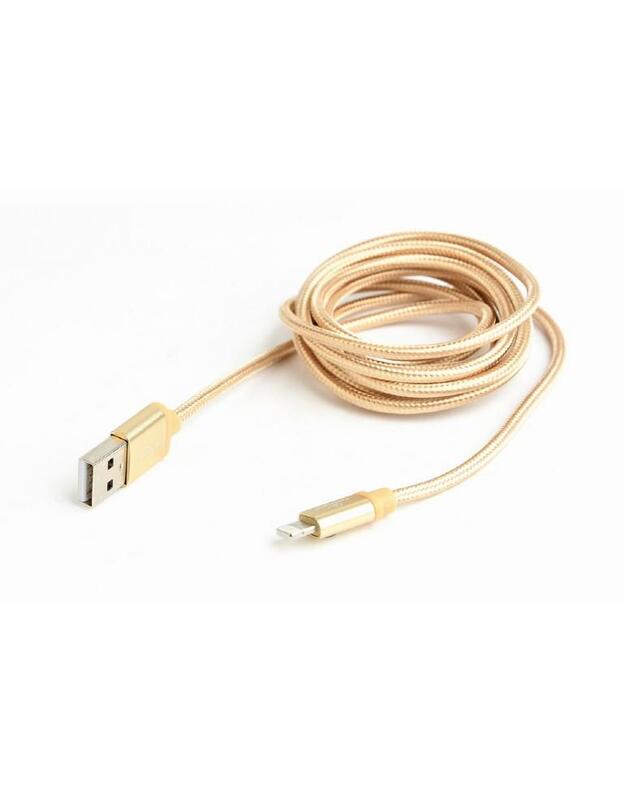 CABLE LIGHTNING TO USB2 1.8M/CCB-MUSB2B-AMLM-6-G GEMBIRD