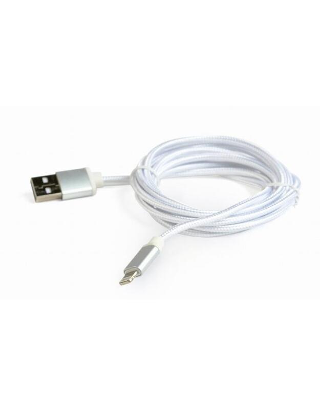 CABLE LIGHTNING TO USB2 1.8M/CCB-MUSB2B-AMLM-6-S GEMBIRD