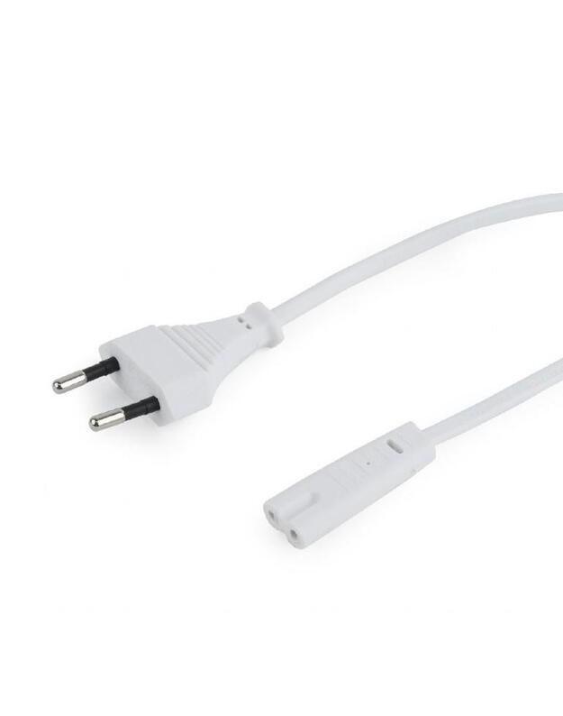 CABLE POWER EU 1.8M/WHITE PC-184/2-W GEMBIRD