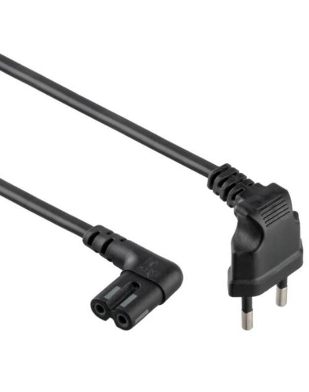 CABLE POWER EU 1M/ANGLED PC-184L GEMBIRD