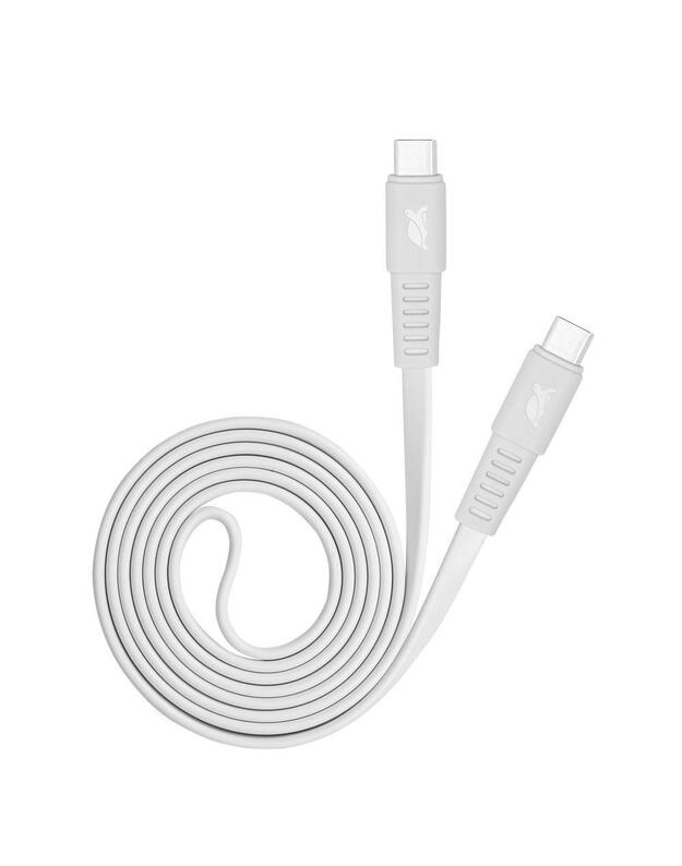 CABLE USB-C TO USB-C 1.2M/WHITE PS6005 WT12 RIVACASE