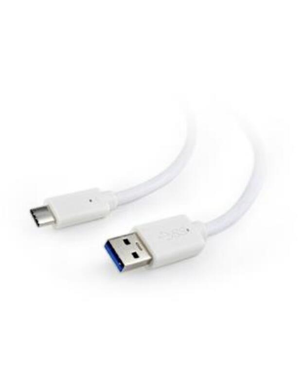 CABLE USB-C TO USB3 1M WHITE/CCP-USB3-AMCM-1M-W GEMBIRD