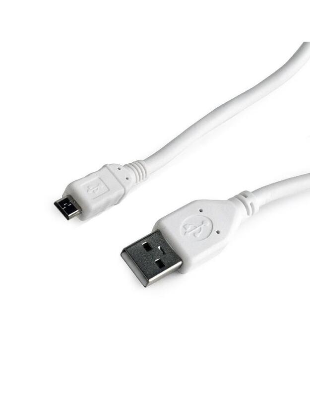 CABLE USB2 A PLUG/MICRO B 0.5M/CCP-MUSB2-AMBM-W-0.5M GEMBIRD