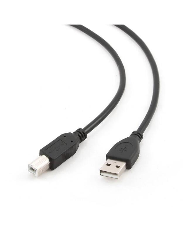 CABLE USB2 AM-BM 3M/BLACK CCP-USB2-AMBM-10 GEMBIRD