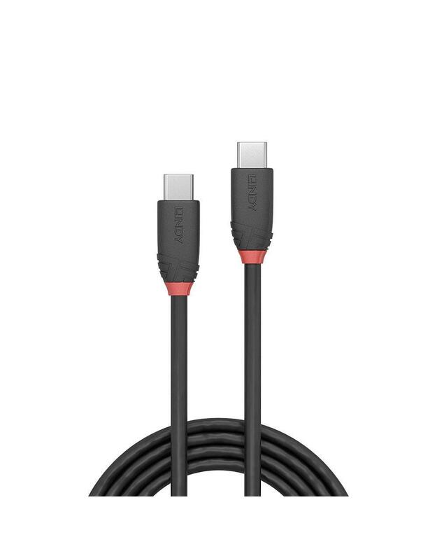 CABLE USB3.2 C-C 0.5M/BLACK 36905 LINDY