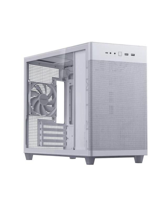 Case|ASUS|Prime AP201 Tempered Glass|Micro|Not included|MicroATX|MiniITX|Colour White|PRIMEAP201TG