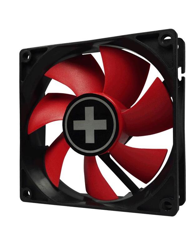 CASE FAN 80MM REDWING 3PIN+4P/12V XF037 XILENCE