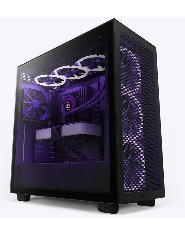 Case|NZXT|H7 Flow|MidiTower|Not included|ATX|MicroATX|MiniITX|Colour Black|CM-H71FB-01