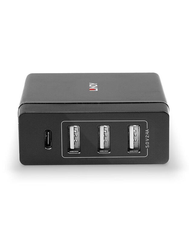 CHARGER SMART USB3 3PORT USB-C/73329 LINDY