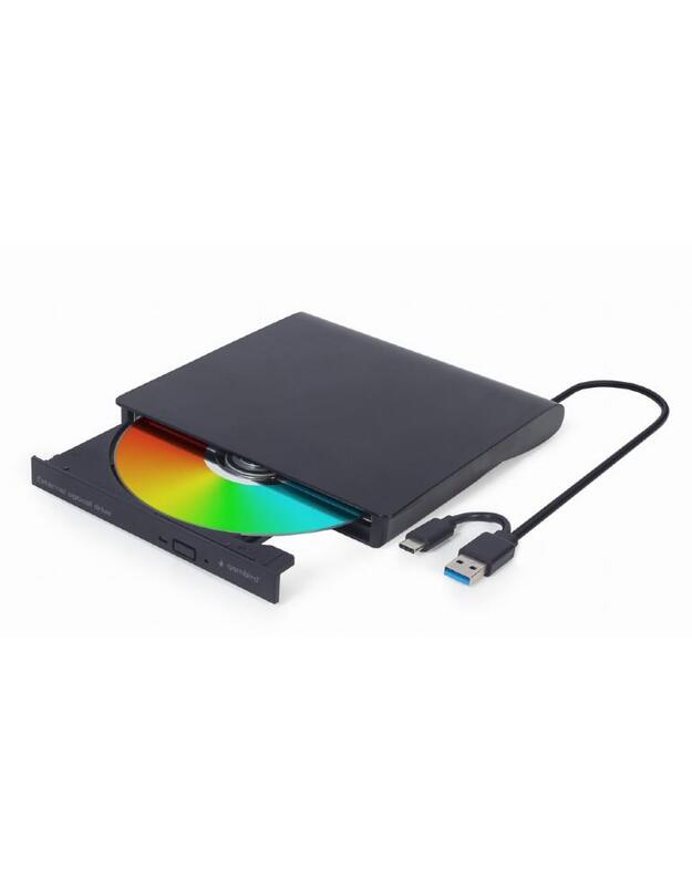 DVD RW USB3/USB-C 8X EXT RTL/BLACK DVD-USB-03 GEMBIRD