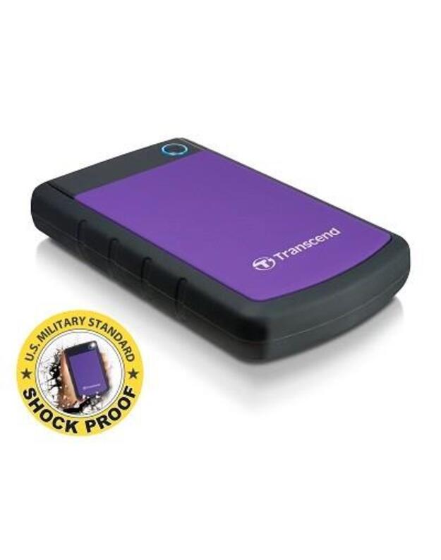 External HDD|TRANSCEND|StoreJet|1TB|USB 3.0|Colour Purple|TS1TSJ25H3P