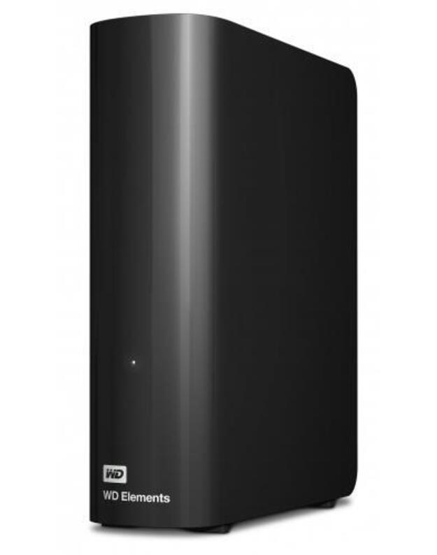 External HDD|WESTERN DIGITAL|Elements Desktop|12TB|USB 3.0|Black|WDBWLG0120HBK-EESN