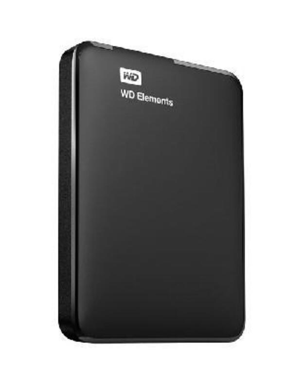 External HDD|WESTERN DIGITAL|Elements Portable|1TB|USB 3.0|Colour Black|WDBUZG0010BBK-WESN