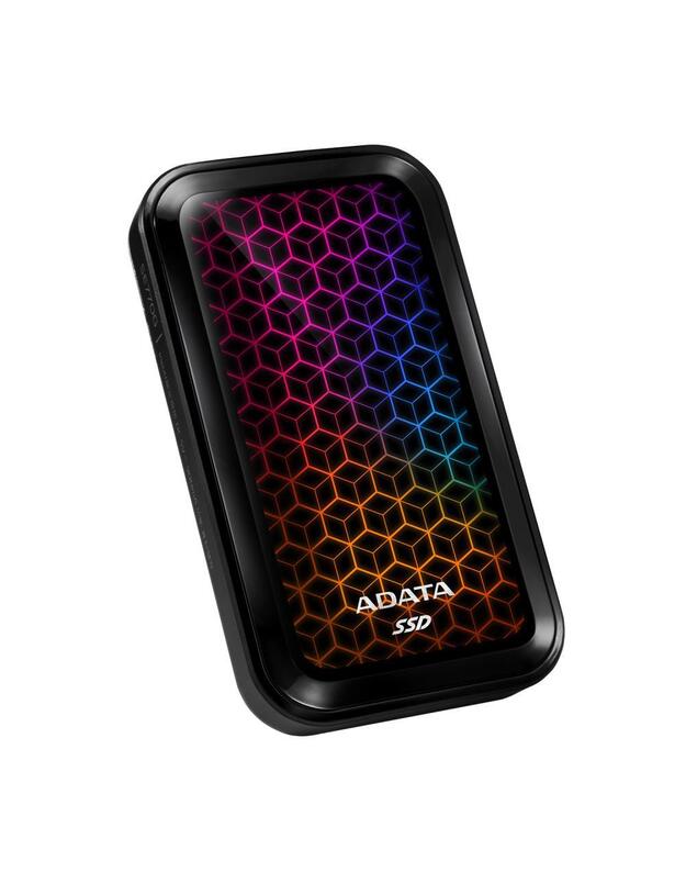 External SSD|ADATA|SE770G|1TB|USB 3.2|Write speed 800 MBytes/sec|Read speed 1000 MBytes/sec|ASE770G-1TU32G2-CBK