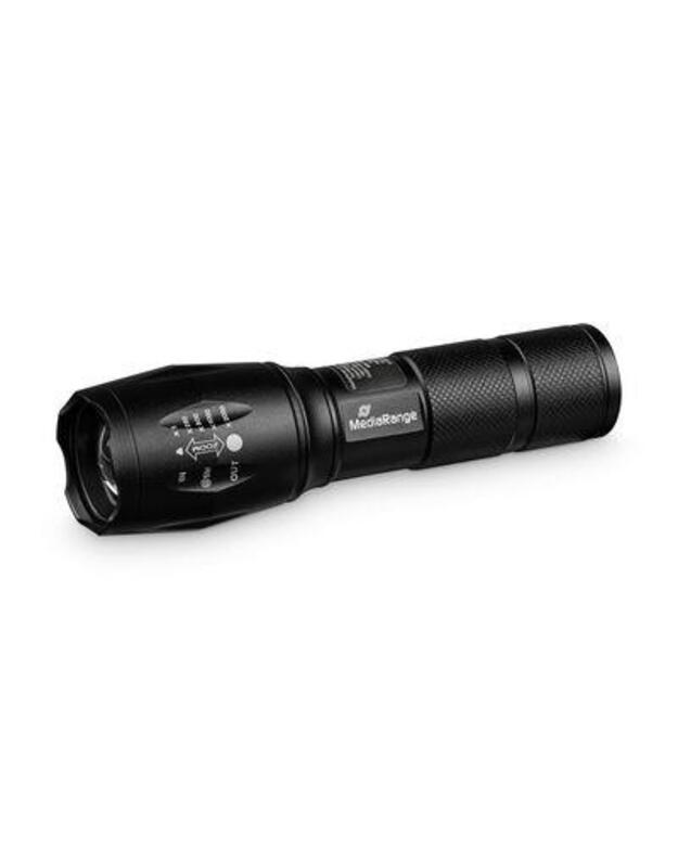 FLASHLIGHT 250LM W/POWERBANK/MR735 MEDIARANGE