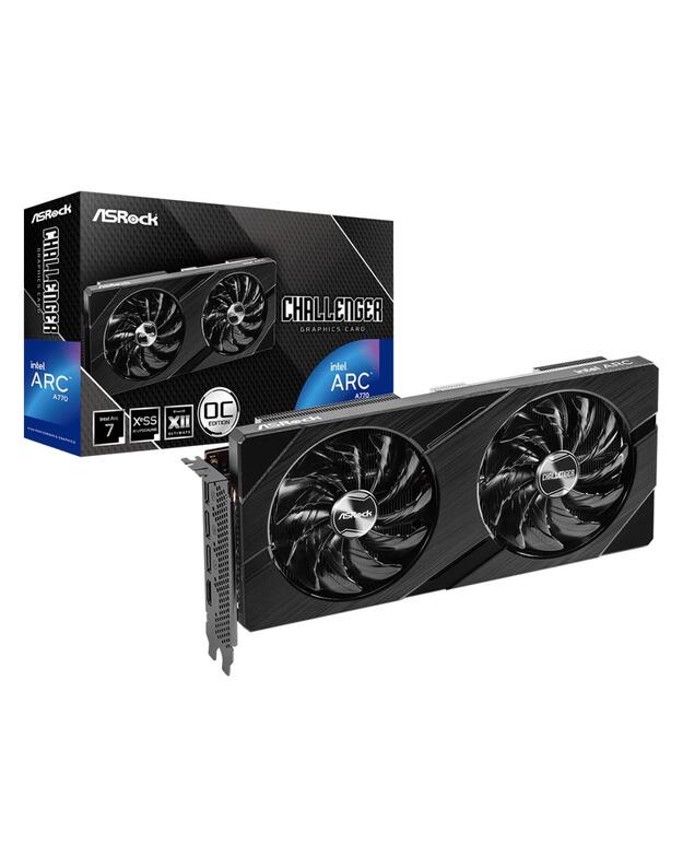 Graphics Card|ASROCK|Intel Arc A770|16 GB|GDDR6|256 bit|PCIE 4.0 16x|GPU 2150 MHz|1xHDMI|3xDisplayPort|A770CL16GO