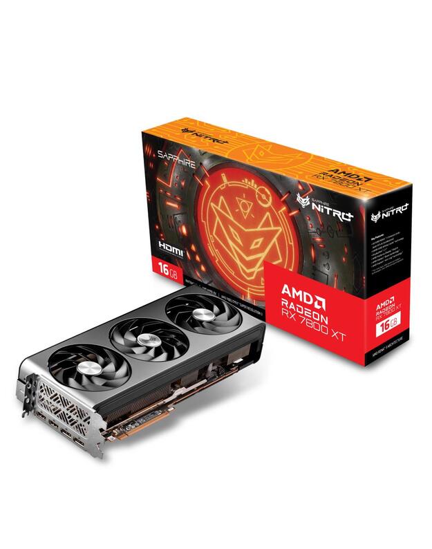 Graphics Card|SAPPHIRE|AMD Radeon RX 7800 XT|16 GB|GDDR6|256 bit|PCIE 4.0 16x|2xHDMI|2xDisplayPort|11330-01-20G