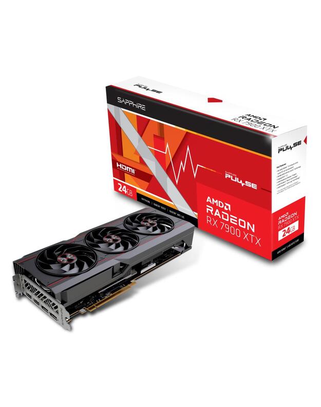 Graphics Card|SAPPHIRE|AMD Radeon RX 7900 XTX|24 GB|GDDR6|384 bit|PCIE 4.0 16x|Active|2xHDMI|2xDisplayPort|11322-02-20G