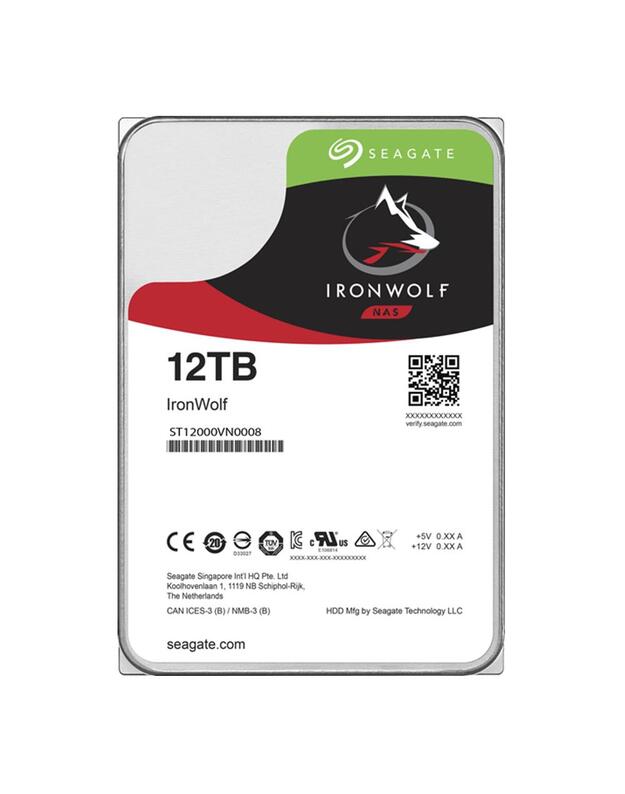 HDD|SEAGATE|IronWolf|12TB|SATA 3.0|256 MB|7200 rpm|3,5