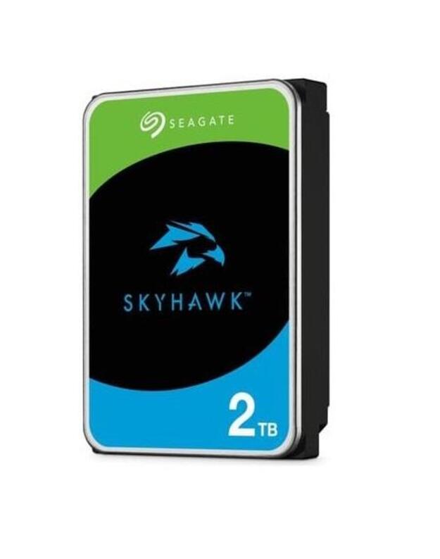 HDD|SEAGATE|SkyHawk|2TB|SATA|256 MB|5400 rpm|Discs/Heads 1/2|3,5 |ST2000VX017