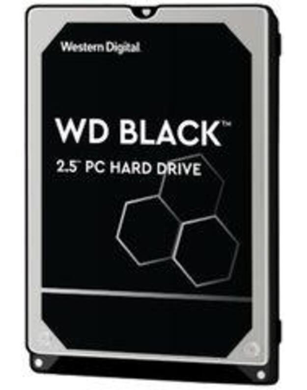 HDD|WESTERN DIGITAL|Black|1TB|SATA|SATA 3.0|64 MB|7200 rpm|2,5