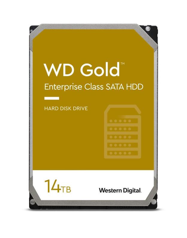 HDD|WESTERN DIGITAL|Gold|14TB|SATA 3.0|512 MB|7200 rpm|3,5 |WD142KRYZ