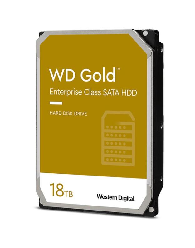 HDD|WESTERN DIGITAL|Gold|18TB|SATA 3.0|256 MB|7200 rpm|3,5