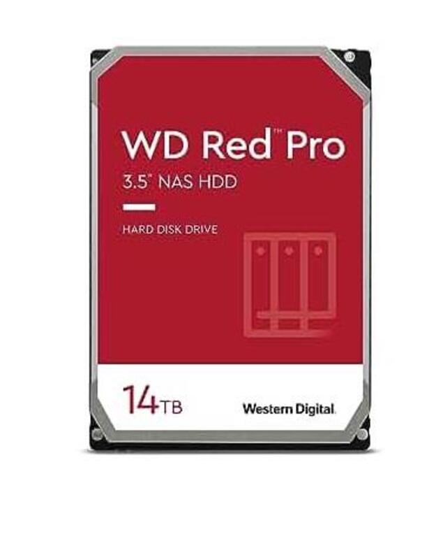 HDD|WESTERN DIGITAL|Red Pro|14TB|SATA|512 MB|7200 rpm|3,5 |WD142KFGX