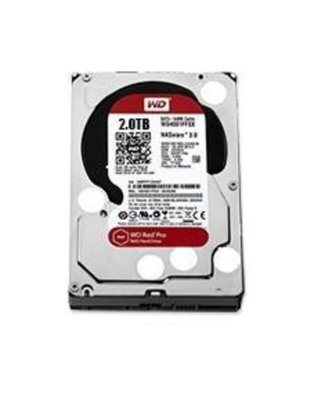 HDD|WESTERN DIGITAL|Red Pro|2TB|SATA 3.0|64 MB|7200 rpm|3,5