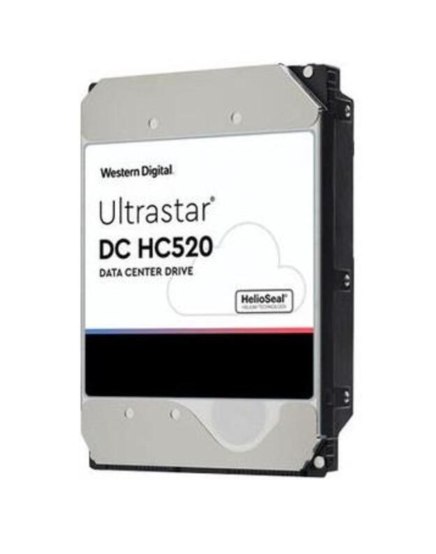 HDD|WESTERN DIGITAL ULTRASTAR|Ultrastar DC HC520|HUH721212ALE604|12TB|SATA 3.0|256 MB|7200 rpm|3,5