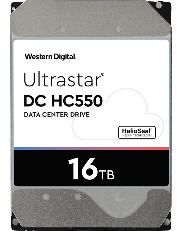 HDD|WESTERN DIGITAL ULTRASTAR|Ultrastar DC HC550|16TB|SATA 3.0|512 MB|7200 rpm|3,5