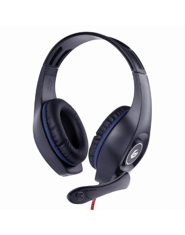 HEADSET GAMING/BLUE/BLACK GHS-05-B GEMBIRD