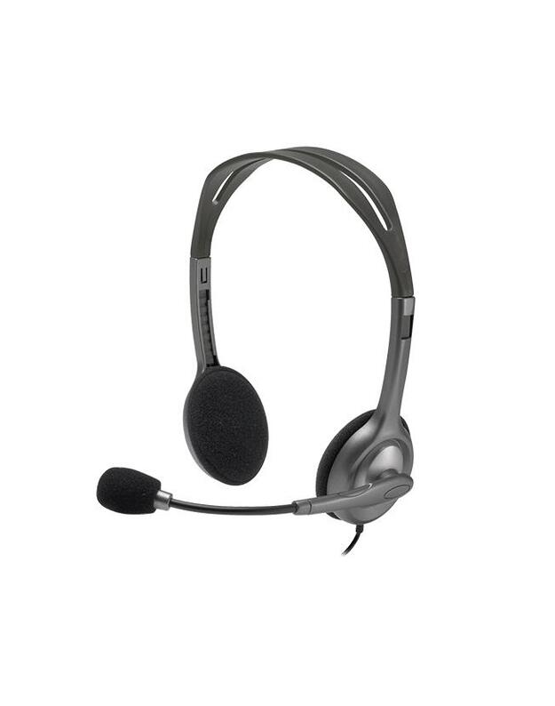 HEADSET STEREO H111/GREY 981-000593 LOGITECH