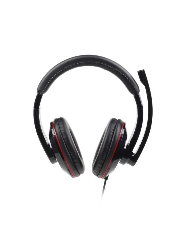 HEADSET STEREO USB BLACK/MHS-U-001 GEMBIRD